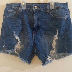 Cute Jeans Shorts Size 9/29 Color blue.